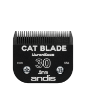 Нож Andis AG/BG UltraEdge® Cat Blade Size 30 65395 цельнометаллический под слот A5, черный, 0,5 мм
