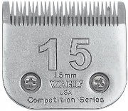 Нож Wahl Competition № 15 1247-7380 цельнометаллический для машинок с гнездом А5, 1,5 мм