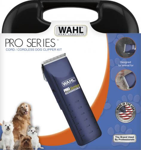 Машинка для стрижки собак wahl -0475 animal clipper pro series blue
