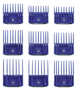 Набор насадок Andis Small Comb 12860 с металлическим замком под слот А5, 9 шт.