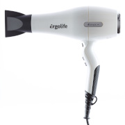 Фен для сушки волос Dewal ErgoLife 03-001 White парикмахерский, белый, 2200 Вт