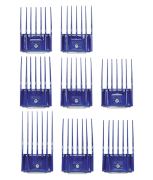 Набор насадок Andis Large Universal Attachment Comb Set 12990 с зажимом из металла под нож A5, 8 шт.