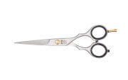 Ножницы для стрижки волос Dewal Basic Step 4444/5.5 симметричные с микронасечками, 5,5 дюйма