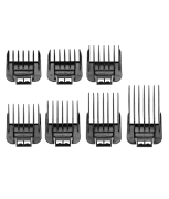 Насадки пластиковые Andis Snap-On Blade Attachment Combs ML/GC/MBA 01380 для парикмахерских машинок, 7 шт.