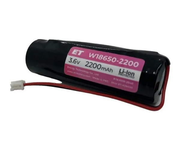 Energy Technology Spare Battery W18650-2200 Li-Ion 2200 mAh