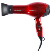 Фен для сушки волос Dewal Ion Energy 03-8800 Red, 2 скорости, 3 режима нагрева, холодный воздух, 2000 Вт